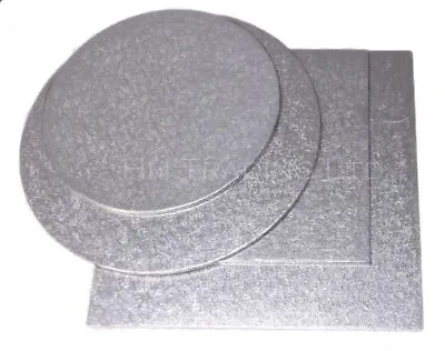 Cake Boards Thick 1.75MM Base Very Strong Round / Square Card • £2.45