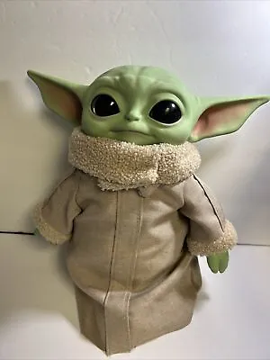 Star Wars Mandalorian The Child Grogu Baby Yoda 11  Plush Hard Head Toy 2019 • $12.99