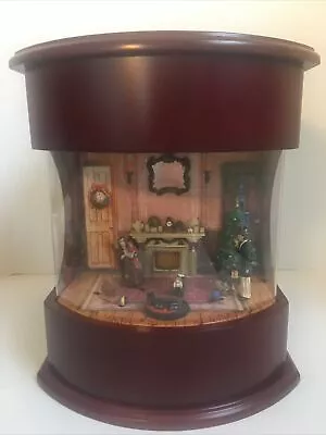 Classic Christmas Music Box J C Penny Home Collection Plays Disc Music Lights Up • $149.99