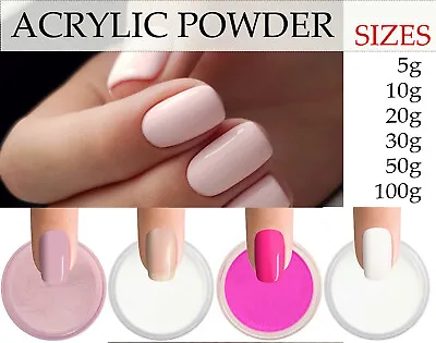 100% Acrylic Powder Nail Enhancement Best Quality 11 Colours UK Fast Delivery • £22.99