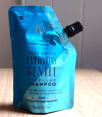 Charles Worthington - Everyday Gentle Micellar Shampoo 75 Ml Travel Size. • £4.25