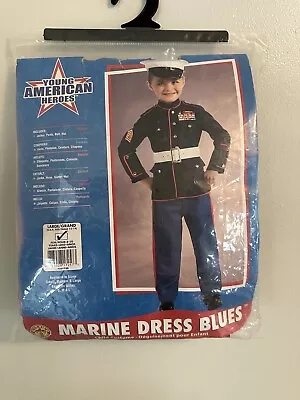 YOUNG AMERICAN HEROES Marine Dress Blues SZ Large By Forum. • $25