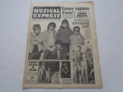 NEW MUSICAL EXPRESS - APRIL 1st 1966 - THE ROLLING STONES THE HOLLIES • £6.99
