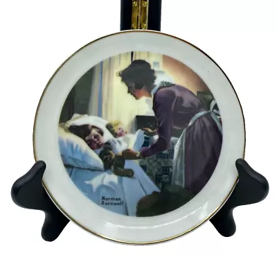 Norman Rockwell Special Ed. Collector Plate  Mothers Love  Porcelain Gold Trim • $7.50