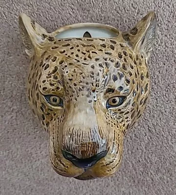 Leopard Wall Vase By Quail Ceramics Big Cat Pottery Vase • £29.99