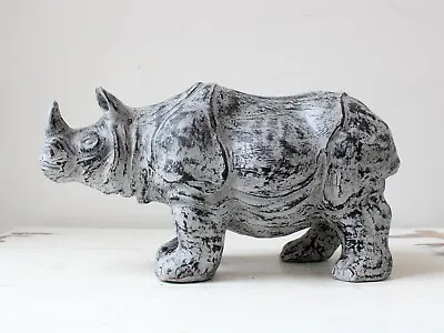 £220 • Buy Vintage French Studio Pottery Rhino Sculpture
