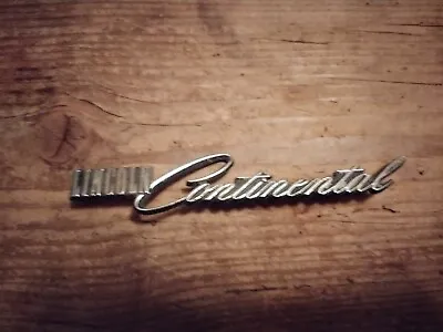 Lincoln Continental Headlight Script Emblem Vintage 70s • $24