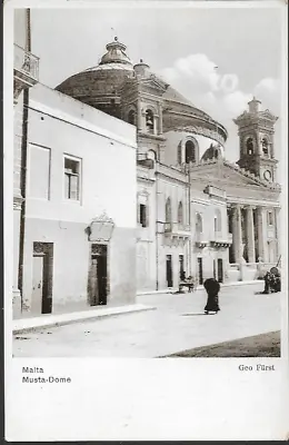 £5 • Buy Musta (Mosta), Malta - Dome (Rotunda) - Postcard By Geo Furst C.1920s