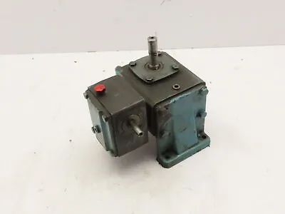 Boston Gear  Double Worm Gear Box 200:1 Ratio Speed Reducer Shaft In/Out • $229.99