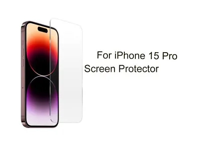 For IPhone 15 Pro 6.1  Anti-Scratch Screen Protector Screen Guard Flim • $3.95