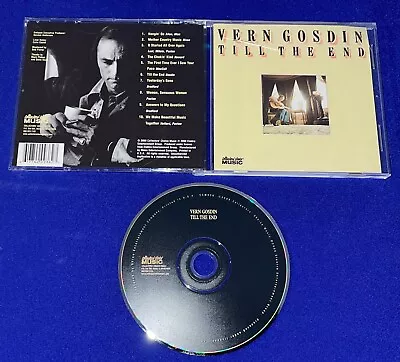 OOP Vern Gosdin Till The End CD 2008 Collectors Edition NR MINT • $24.49