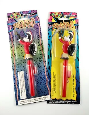 $19.95 • Buy Two 1995 Warner Bros. Looney Tunes Pepe Le Pew Rock & Roll Pen Party Pens