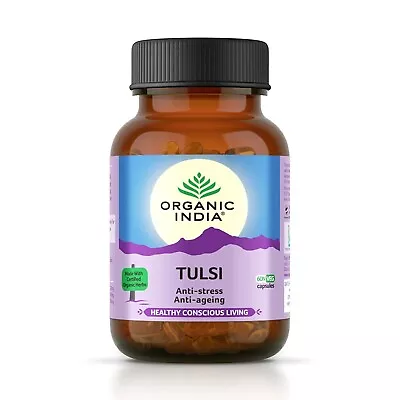 $12.97 • Buy Organic India Tulsi Veg 60 Capsule Improves Stamina & Immunity