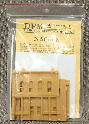 NOS N Scale Building Kit DPM Char's Soda Shop Kit #504 New Old Stock • $32