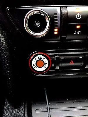 2015-2022 Mustang V6/EB/GT Push Button Decal Go Baby Go Eleanor GT350 GT500 • $6.25