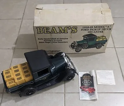Vintage Rare Jim Beam 1928-29 Ford Model A Truck Decanter With Box • $149