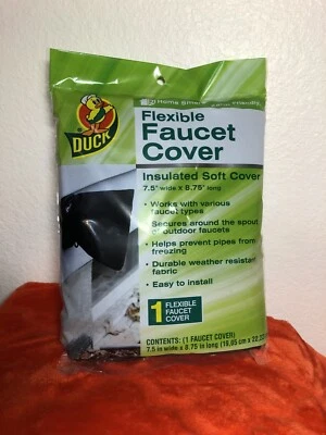 Duck Flexible Outdoor Faucet Cover Winter Insulation Soft Cover 7.5  X 8.75  Y1 • £4.65