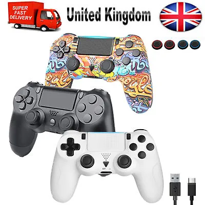 For Sony Playstation 4 Dualshock 4 PS-4 Wireless Controller Bluetooth Gamepad UK • £15.99