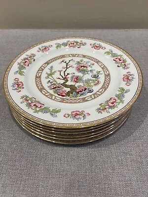 Vintage Noritake China Japan Carlton 6 Dinner Plates 10”Indian Tree  • $67.44