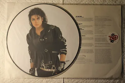 Michael Jackson - Bad 25 US PICTURE Disc LP 2012 • $20.99