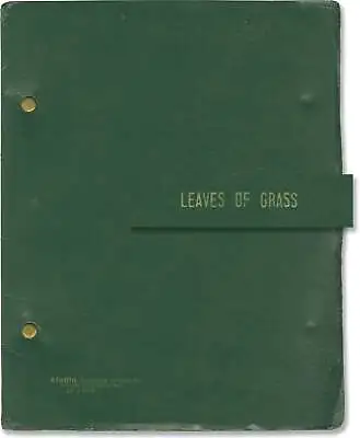 Walt Whitman LEAVES OF GRASS Original Script For The 1971 Musical Play #147547 • $550