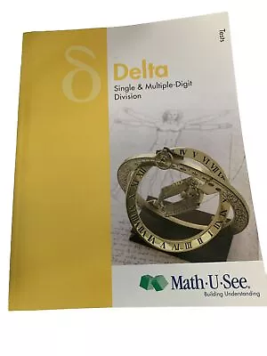 Delta Tests : Single And Multiple-Digit Division By Math-U-See (2013 Trade... • $4.90