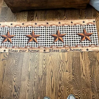 Bless Our Home Runner 54” Long 18” Wide • $10