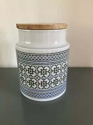 Hornsea Pottery Tapestry Storage Jar With Wooden Lid • £5.99