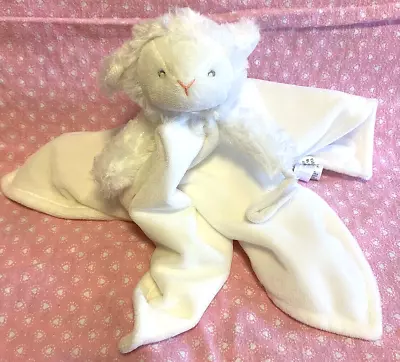 Carters Baby Security Blanket Lovey Pacifier Holder White Lamb Plush 2016 • $14.95