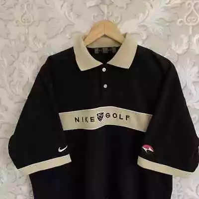 RARE Nike Golf Center Logo Swoosh Vintage Polo Tee T-Shirt • $59.99