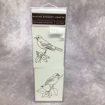 Martha Stewart Crafts- Birds- Wood Mount Rubber Stamps -Never Used • $9.50