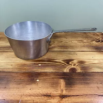 Vintage Aluminum Stock Pot 11” X 6” Commercial Metal Spinning Co. 20-1/2” Total • $39.95