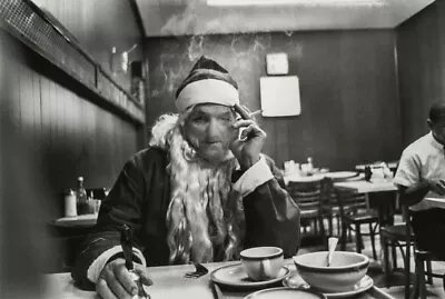 Mary Ellen Mark - Santa Claus At Lunch 1963 • $783.67