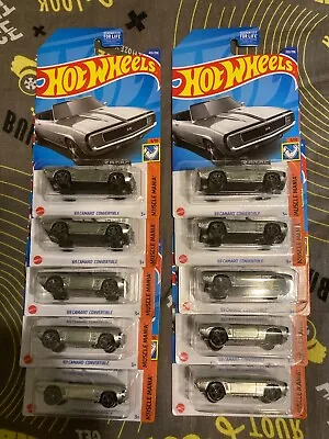 Hot Wheels ‘69 Camaro Convertible Zamac Lot Of 10 • $9.99