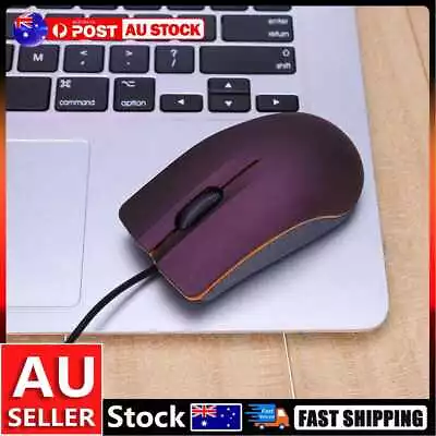 USB 3D Wired Optical Mini Mouse Mice For PC Laptop Computers Purple AU • $8.69