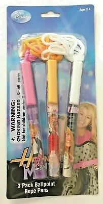 NEW DISNEY Hannah Montana 3 Pack Baclip Pen With Rope Necklace • $5.99