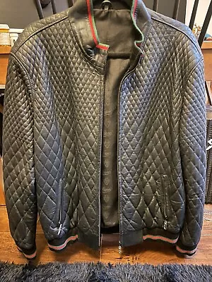 Gucci Leather Jacket (Fits Like Large) $2k+ • $1050