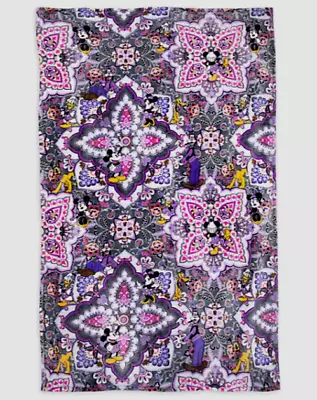 🐭🌸💜NWT Vera Bradley Disney  SWEET TREATS Plush Blanket Throw LTD • $99.98