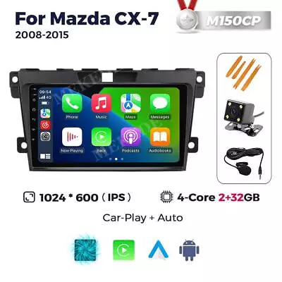 For Mazda CX-7 2008-2015 Android Auto Radio Car GPS Navi Stereo Carplay BT WIFI • $179.99