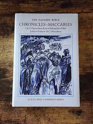 The Navarre Bible: Chronicles-Maccabees (Texts And Commentaries) Hardcover • $35