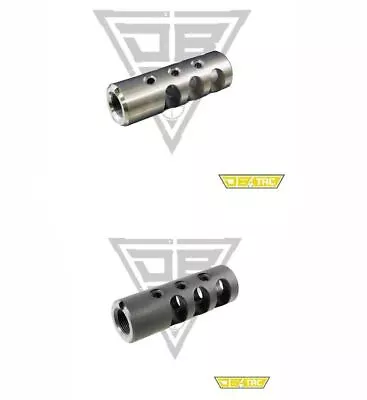 DB TAC Steel/Stainless Steel 14x1 Left Hand Thread Muzzle Brake For 7.62x39 • $24.99