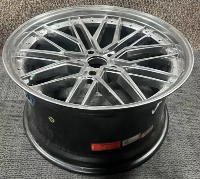 (QTY 1) Vossen HF4T Silver W/Polished Spoke Faces Wheel Rim 22x9 5x114.3 32mm • $416.49