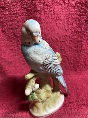 Vintage Lefton China Parakeet Bird Budgerigar Figurine KW464 Made In Japan • $12.68