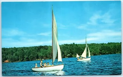 Postcard - Sailboats - Mount Clemens Michigan • $2.06