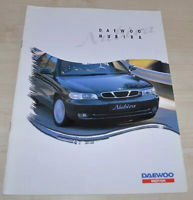 1997 Daewoo Nubira Korean Brochure Prospekt ENG • $14.99