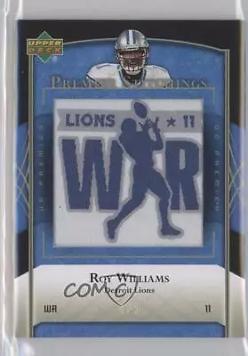 2007 UD Premier Stitchings Alternate Logos Holofoil /5 Roy Williams #PS-72 • $8.88