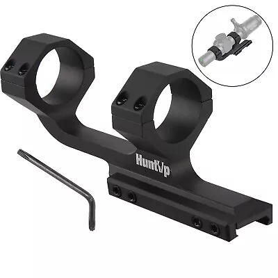 30mm One Piece Offset Cantilever Scope Mount 1 Inch Dual Ring For Picatinny Rail • $19.94