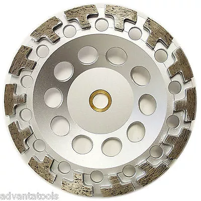 7” Premium Diamond Cup Wheel T-segment Grinding Concrete Stone 7/8 -5/8” Arbor • $52