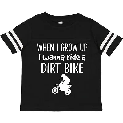 Inktastic Dirt Biking Motocross Future Dirt Biker Toddler T-Shirt Mud Racing Kid • $19.99