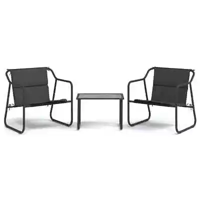 3-Piece Outdoor Sofa Set Garden Patio Lounge Chairs Cushions Furniture Setting • $164.94
